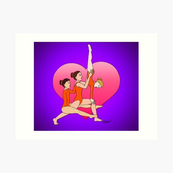 Acrobatics 2 Art Print