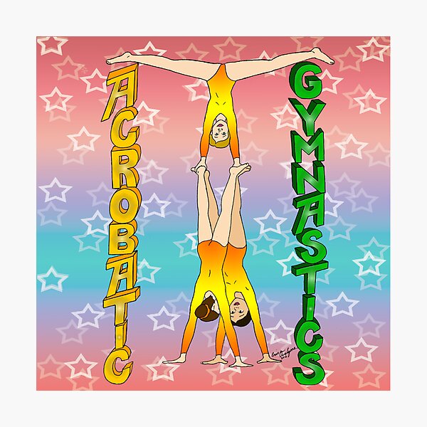 Acrobatics 4 (Acrobatic Gymnastics) Photographic Print