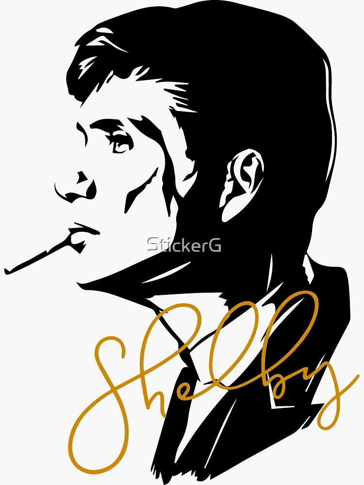 "thomas shelby " Sticker for Sale by StickerG Redbubble