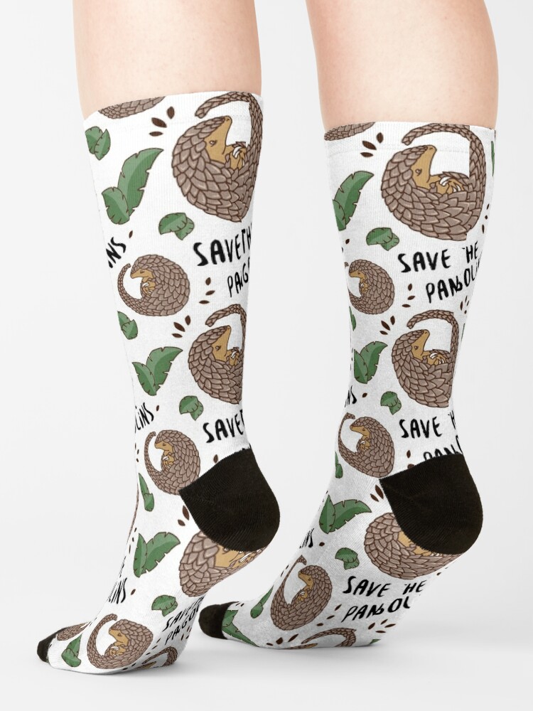 Disover Save the Pangolins - Curled up Pangolin | Socks