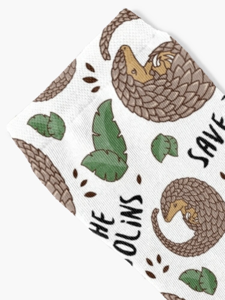 Discover Save the Pangolins - Curled up Pangolin | Socks