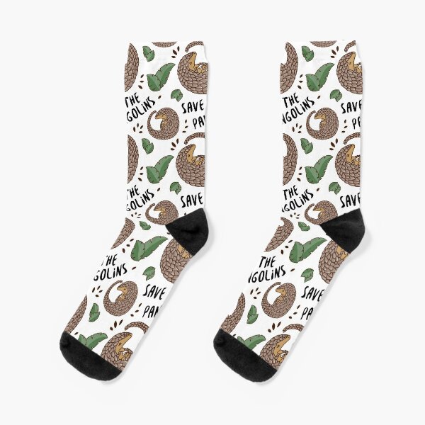 Discover Save the Pangolins - Curled up Pangolin | Socks