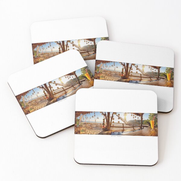 Item preview, Panoramic image of a phantastic sunset at the beach, Koh Lanta Island, Thailand designed and sold by AndreasPrott.