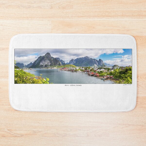 Item preview, View down to the fishing village Reine, Lofoten Islands, Norway designed and sold by AndreasPrott.