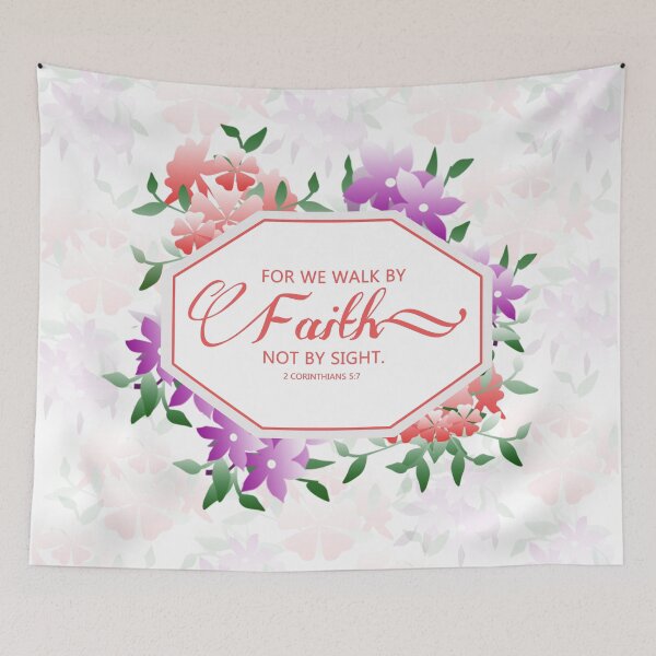 Item preview, walk by faith -floral designed and sold by Yesido.