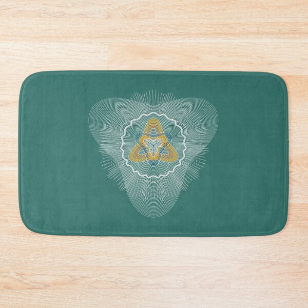 Item preview, Sacred feminine mandala triangle curves calming guilloche  designed and sold by headpossum.