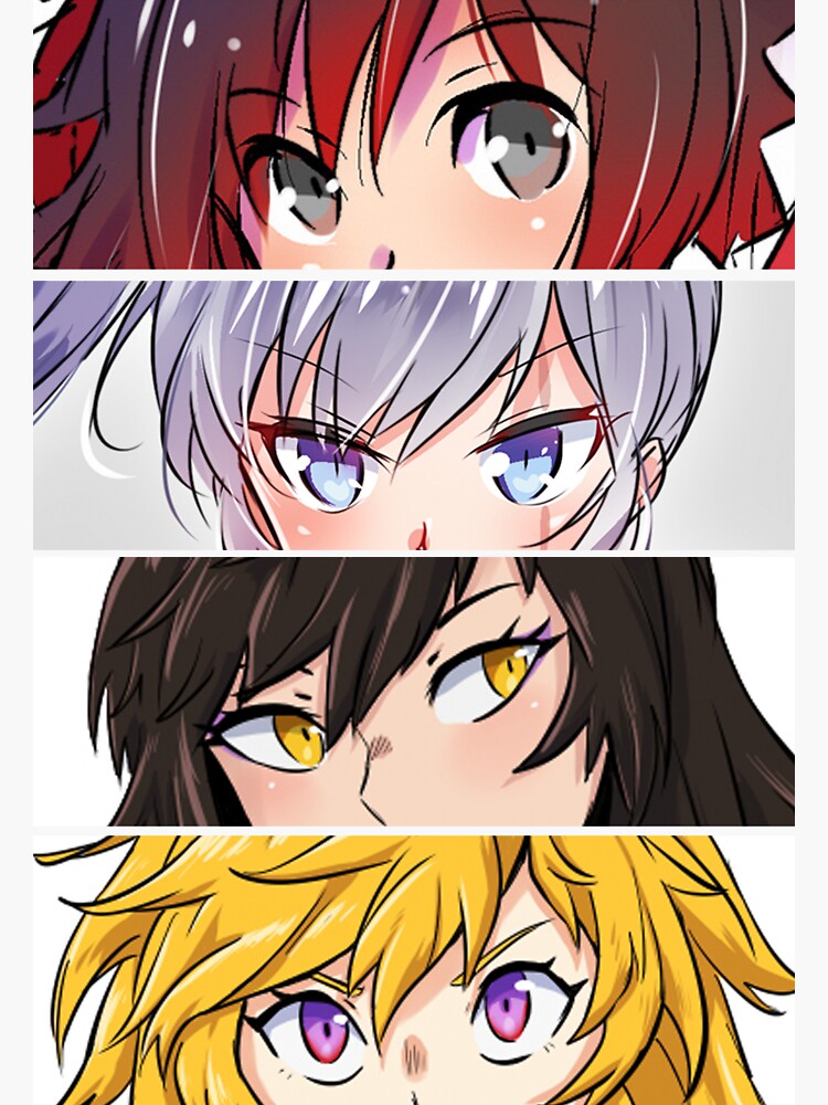 "American Fantasy Anime RWBY Character Chibi Blake Yang Weiss Ruby ...