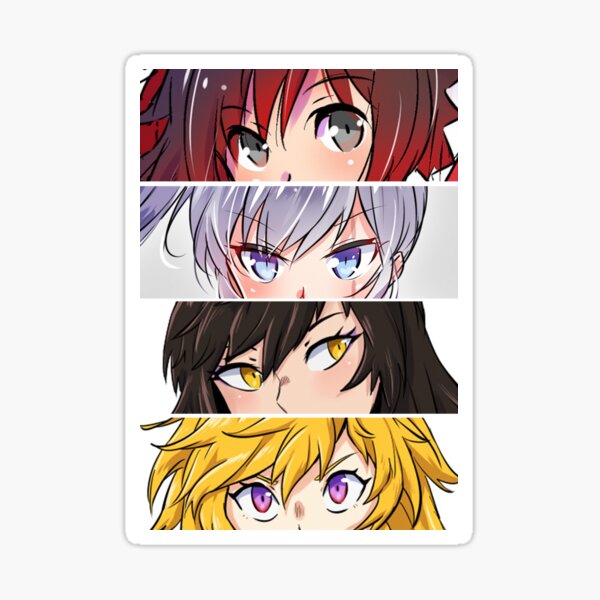 "American Fantasy Anime RWBY Character Chibi Blake Yang Weiss Ruby ...