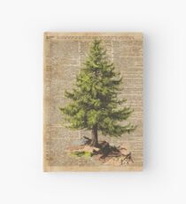 Kiefer, Cedar Tree, Wald, Natur-Wörterbuch-Kunst, Weihnachtsbaum Notizbuch