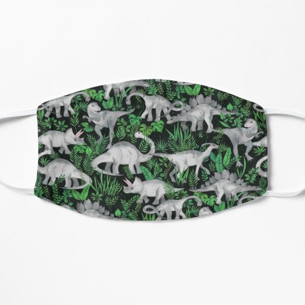 Dinosaur Jungle Flat Mask