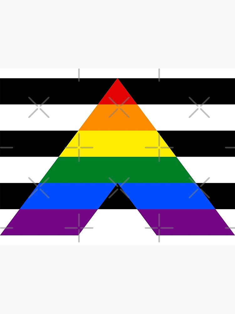 LGBTQ Ally Pride Flag Necklace, LGBTQ Ally Pride Necklace