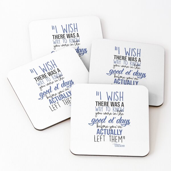 Item preview, Good Ol' Days - The Office Quote designed and sold by Knity.