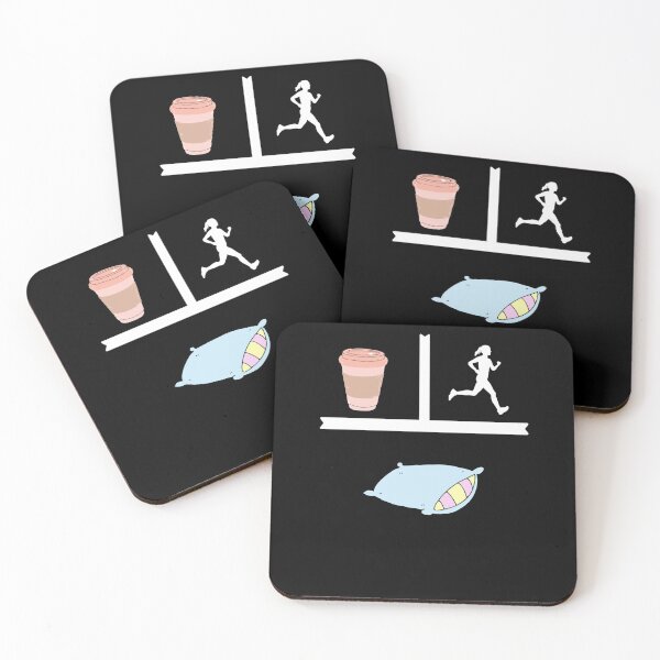 Item preview, Coffee, Running, And Sleep - Funny Coffee Drinker And Runner designed and sold by designitfun.