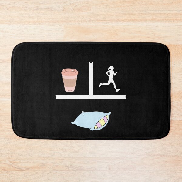 Item preview, Coffee, Running, And Sleep - Funny Coffee Drinker And Runner designed and sold by designitfun.