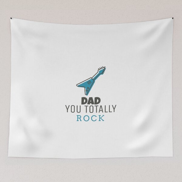 Item preview, Dad you totally rock - Guitar Dad Unique Fathers Day 2020 designed and sold by Radu Matei.