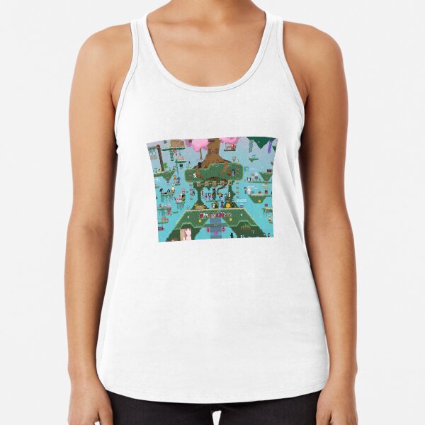 Manyland's Green Mountain Racerback Tank Top