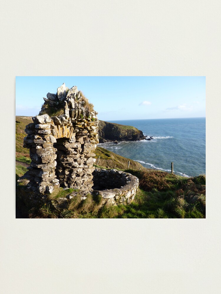 Cliff Walk In Ardmore Co Waterford Ireland Photographic Print By Irelandphotos Redbubble