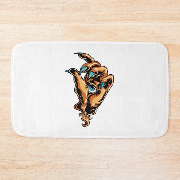 Item preview, Hand with Eye of Hamsa modern success protection symbol  designed and sold by headpossum.
