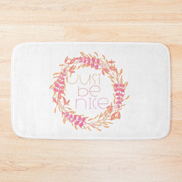Item preview, just be nice floral wreath designed and sold by dodidoodles.