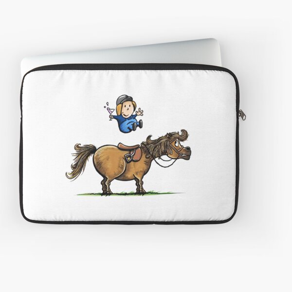 Aperçu de l'œuvre Illustration de cheval et cavalier mignon créée et vendue par Rory's Cards :) .