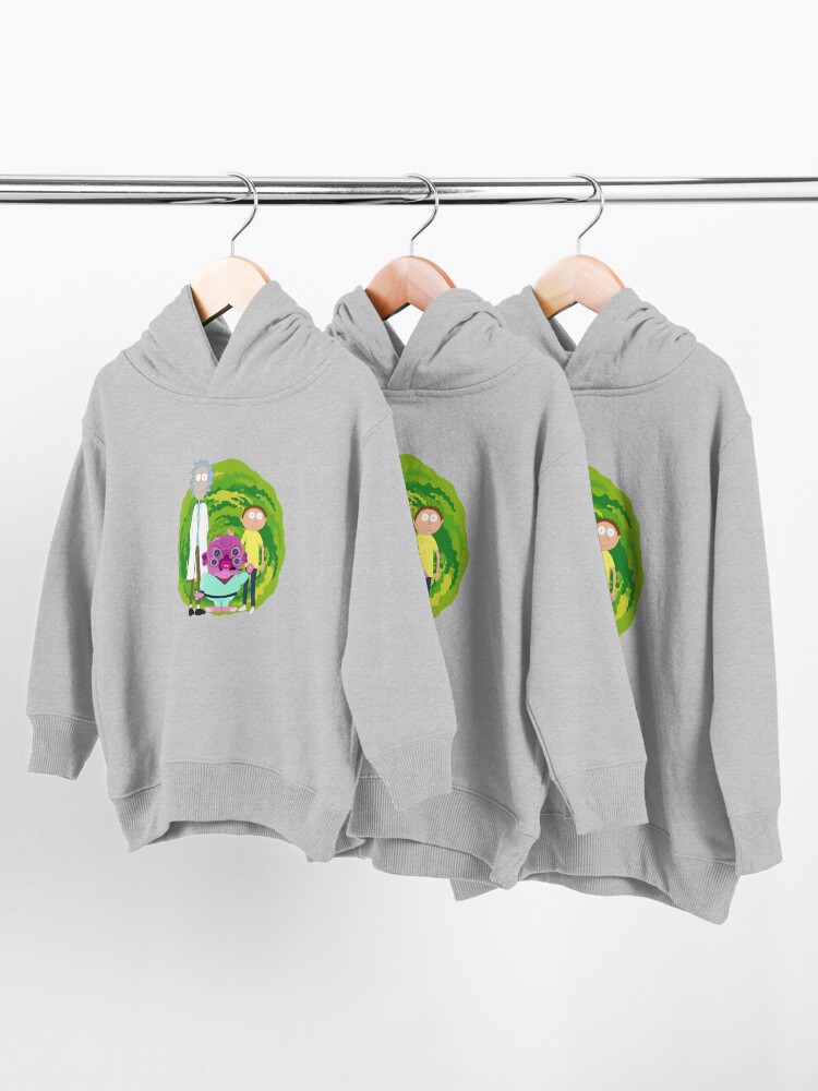 Alternate view of Glootie, Rick & Morty Toddler Pullover Hoodie
