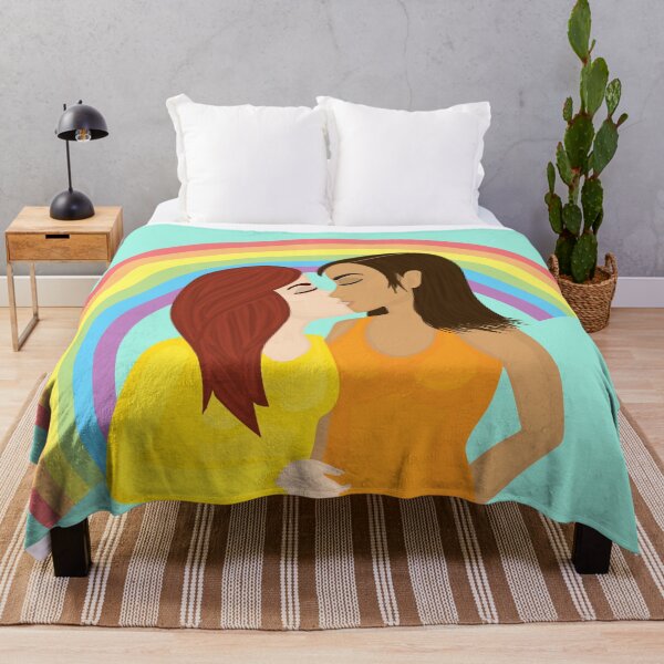Item preview, Girls kissing under the rainbow designed and sold by Tefra.