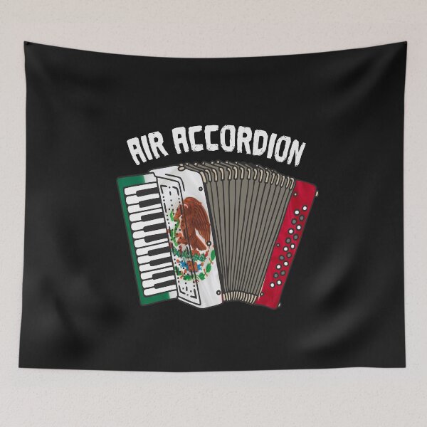 Artikelvorschau, Air Accordion Mexikanische Flagge Mexico National entworfen und verkauft von alenaz.
