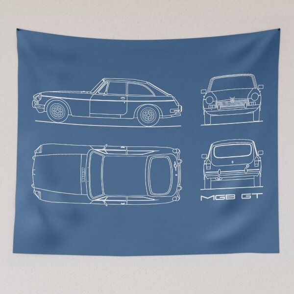 Item preview, The MGB GT V8 Blueprint designed and sold by rogue-design.