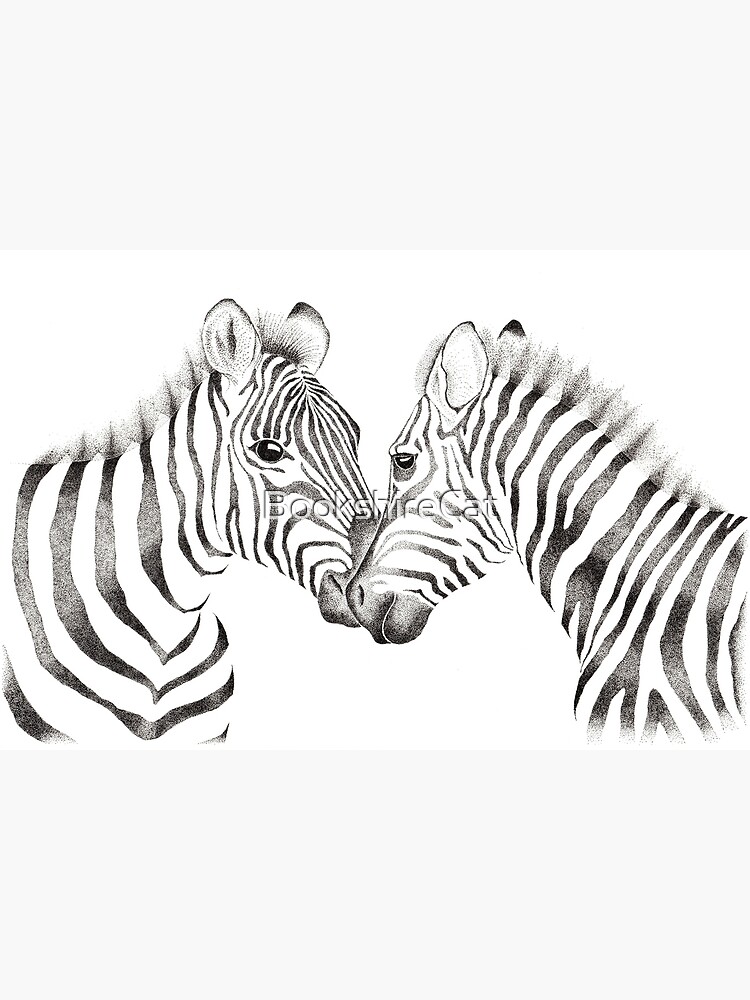 Zebra Kiss by BookshireCat