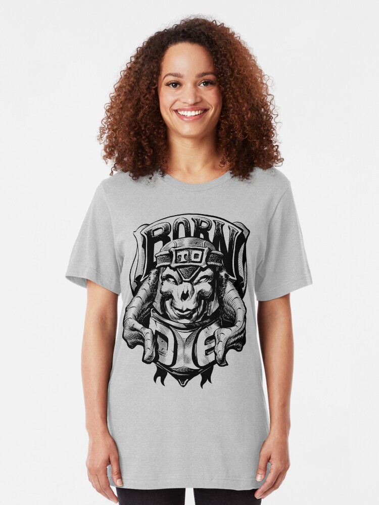 Alternate view of Born to Die Slim Fit T-Shirt