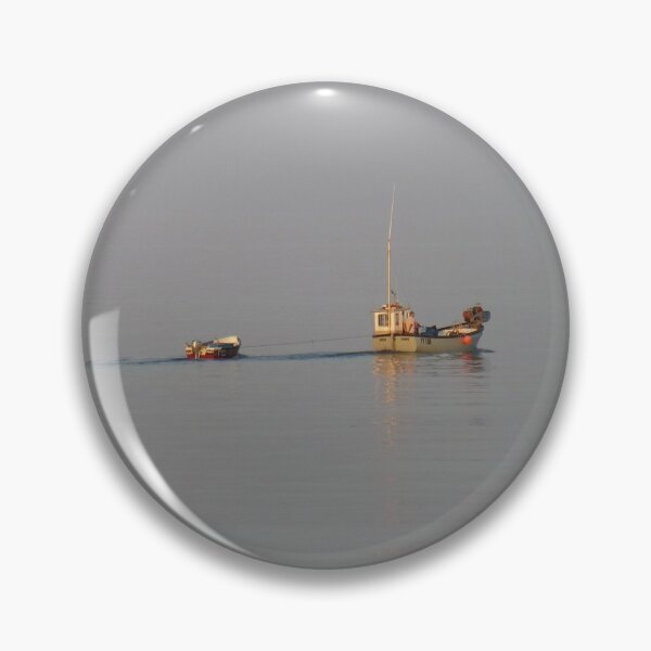 Item preview, Fishing boats in the early morning mist designed and sold by PPFImages.