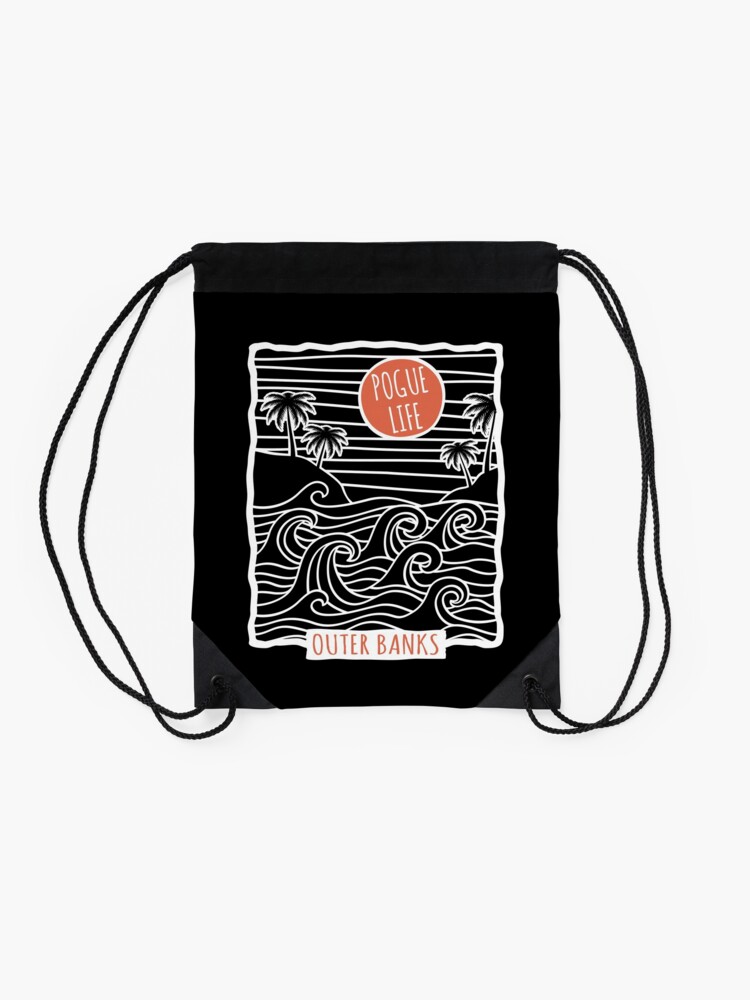 Alternate view of Pogue Life Outer Banks OBX Drawstring Bag