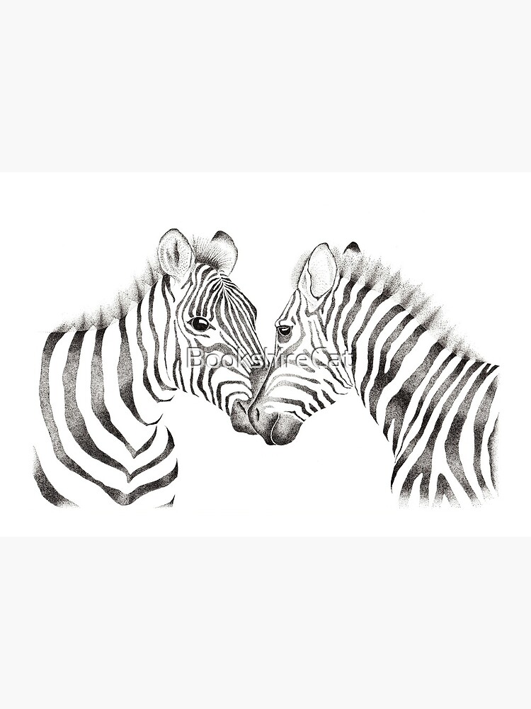 Zebra Kiss by BookshireCat