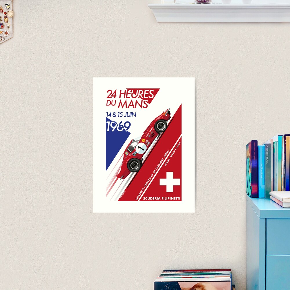 Le Mans 24 Hour 1969 Number 1 Art Print