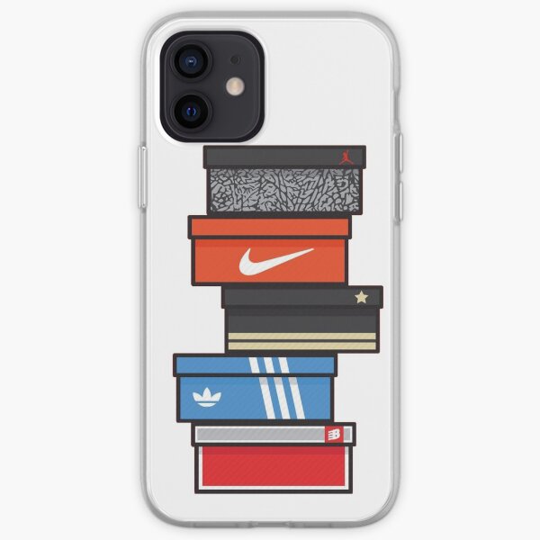 caja de zapatillas Funda blanda para iPhone