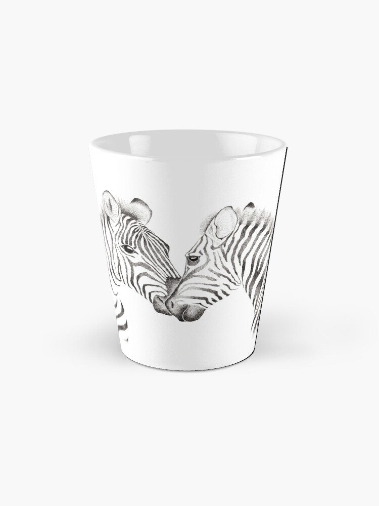 Alternate view of Zebra Kiss Coffee Mug