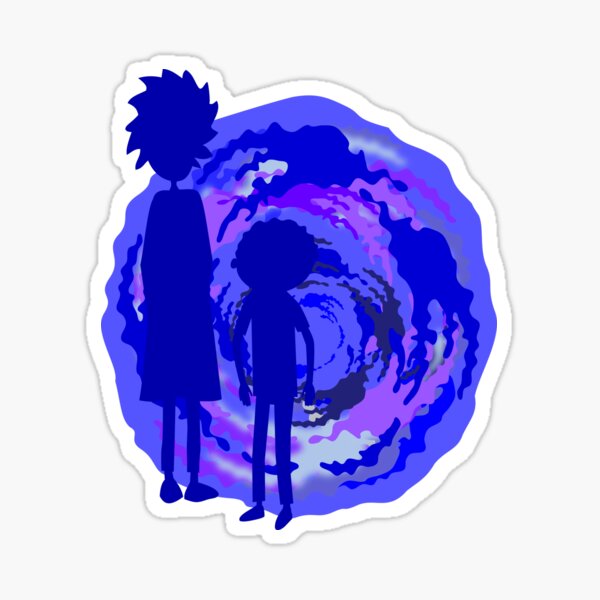 Travel between universes Sticker