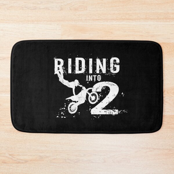 Item preview, Riding Into 2 Years Old 2nd Birthday Boy Dirt Bike Party design designed and sold by Grabitees.
