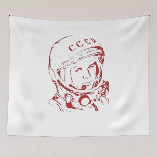 Item preview,  Soviet USSR Propaganda Vintage Poster Yuri Gagarin Space Program Retro Cosmonaut designed and sold by TopTeeShop.