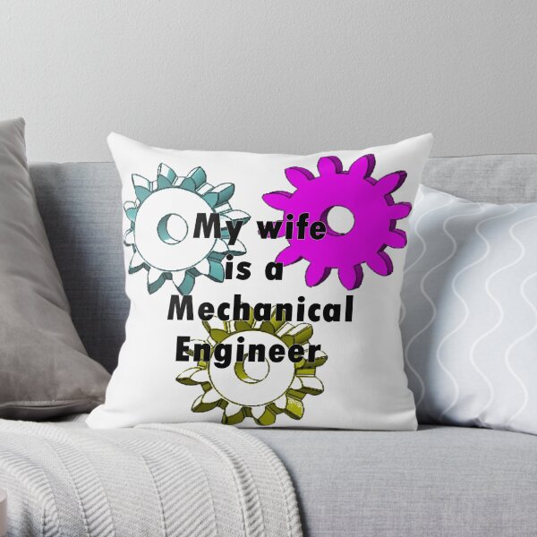 Mechanical Engineer Throw Pillow