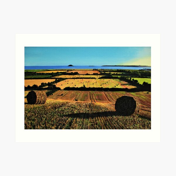 Autumnal View Of Garryvoe Art Print