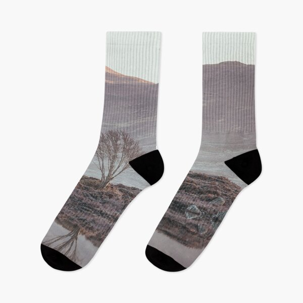 Item preview, 'Still Loch, Frosty Winter's Morning', Loch Rannoch, Glencoe. designed and sold by mucklepawprint.