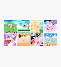 Kirby's Adventure - All 8 Levels Photographic Print