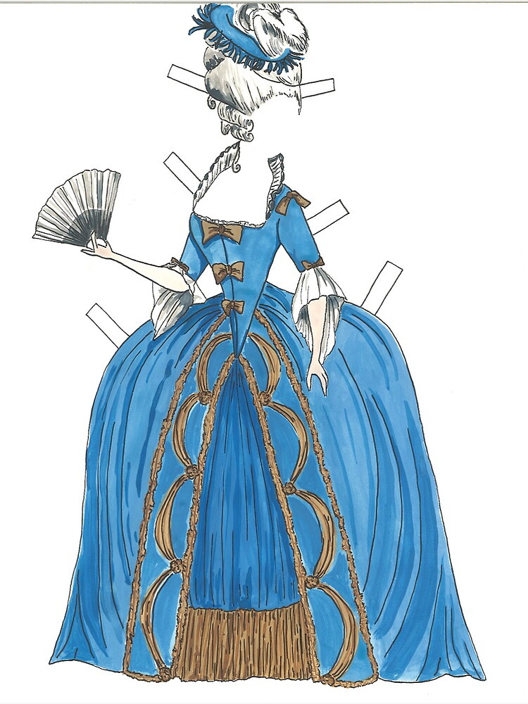 marie antoinette paper dolls