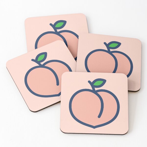 Item preview, Cute Butt Shaped Peach Pattern designed and sold by Maria Simone.