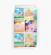 Kirby's Adventure - All 8 Levels Duvet Cover
