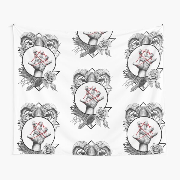 "CASTING B/W" Tapestry by inkyPete Redbubble