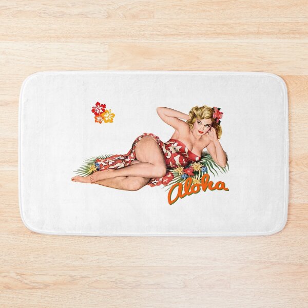Item preview, Aloha Island Blonde Pinup Girl designed and sold by headpossum.