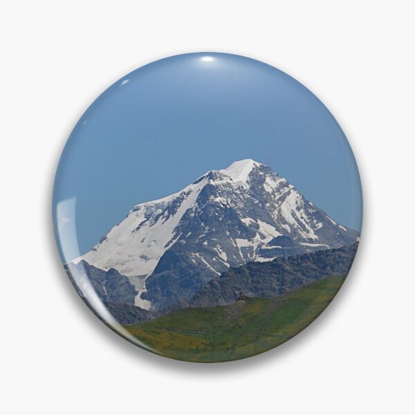 Item preview, Snowy Mountain Peak Alpine Landscape designed and sold by Anna Lemos.