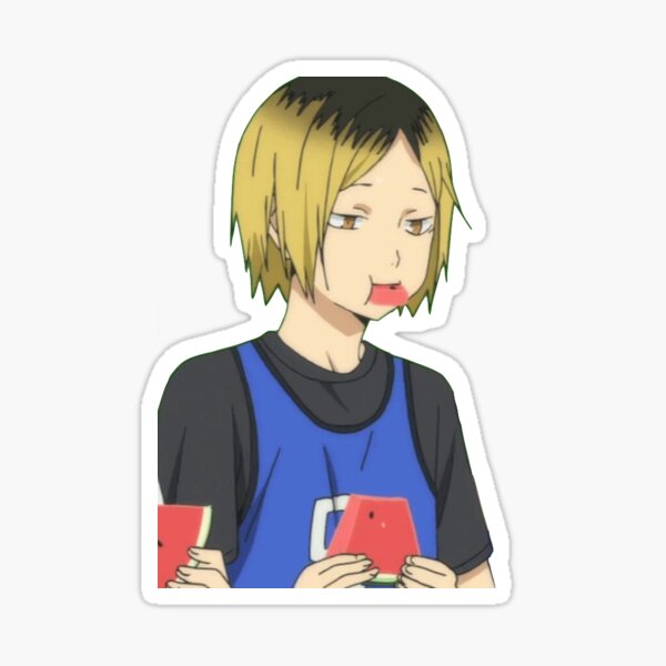 haikyuu kenma Sticker